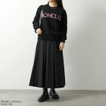 モンクレール ニット CREW NECK レディース セーター ウール ロゴ メリヤス編み ゲージ5 クルーネック 9C00003 M3307