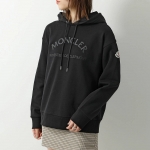 モンクレール パーカー FELPA CON CAPPUCCIO レディース プルオーバー 裏起毛 スウェット ロゴ アイコンパッチ  8G00055 899U5