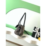 CHANEL  ツイード&レザー スモール ショッピングバッグ AS6288 B24254 U9706