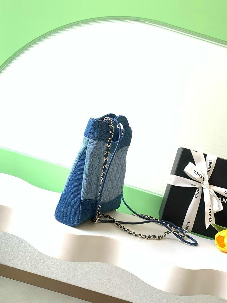  シャネル CHANEL 31 ミニ ショッピング バッグ ウォッシュド デニム AS4133-B23555-U7721