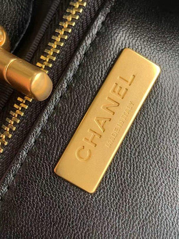  CHANEL 31 ミニショッピングバッグ ブラック AS4133 B19505 94305