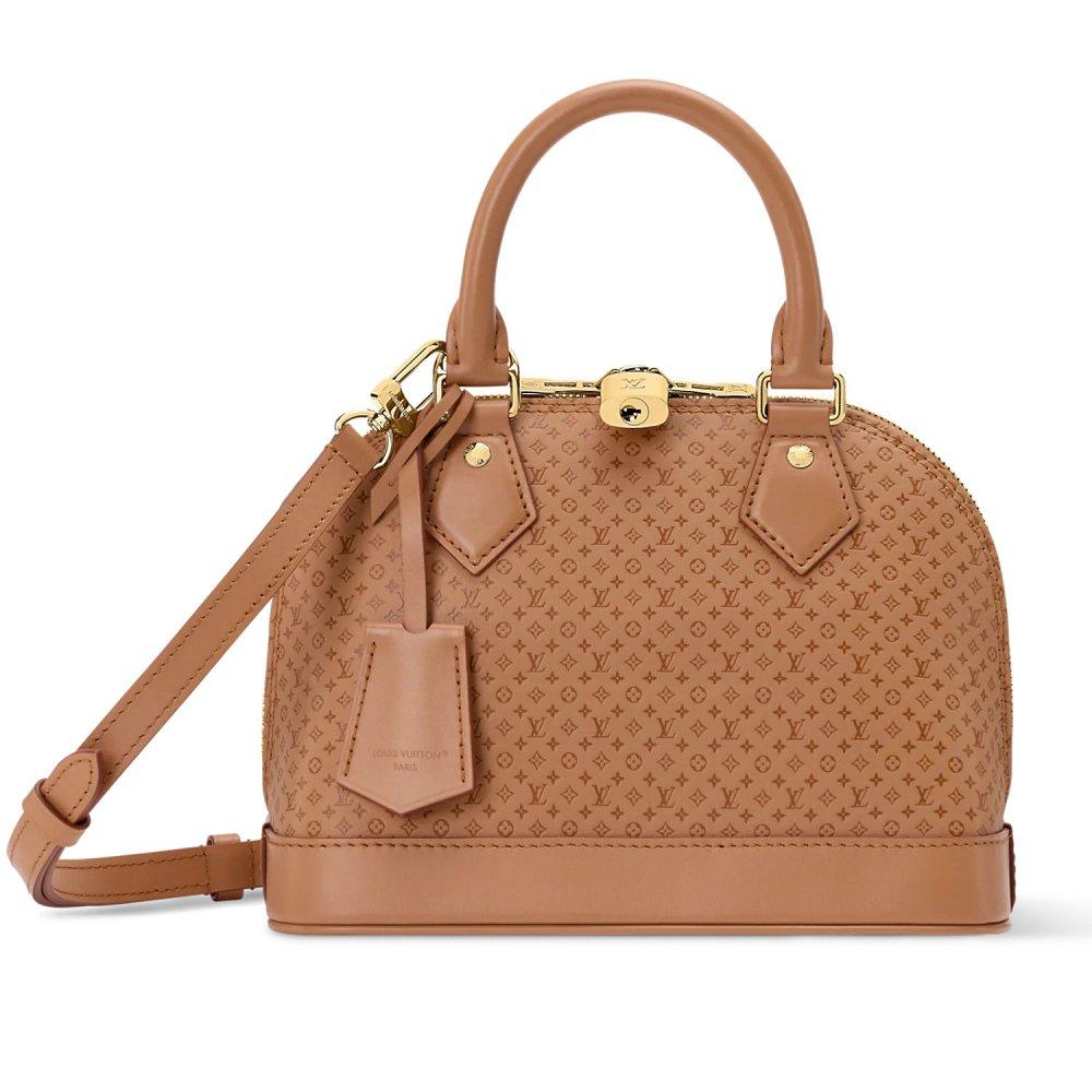 LOUIS VUITTON アルマ BB ミニグラム レザー ハンドバッグ M29491 M29416