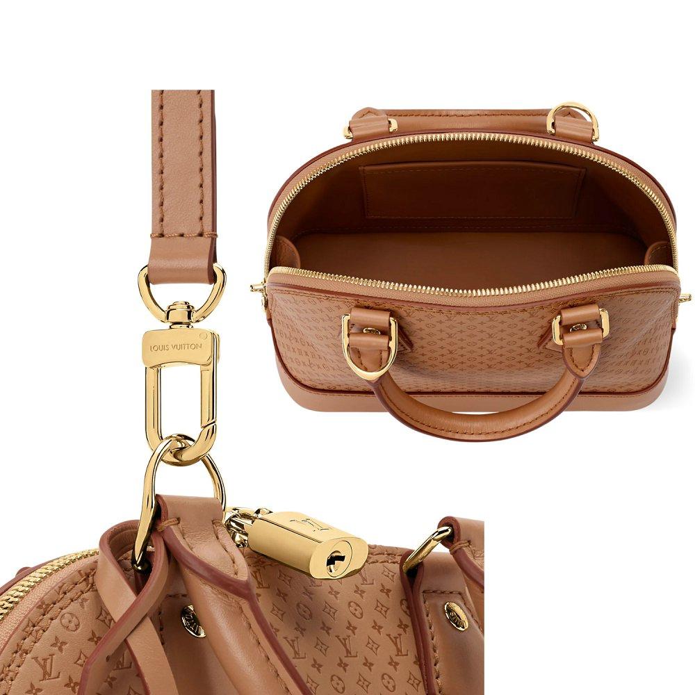 LOUIS VUITTON アルマ BB ミニグラム レザー ハンドバッグ M29491 M29416