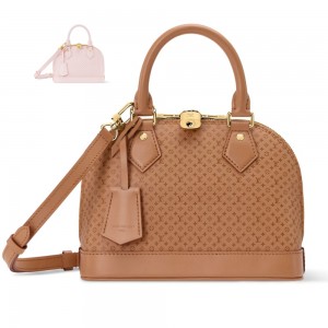 LOUIS VUITTON アルマ BB ミニグラム レザー ハンドバッグ M29491 M29416