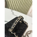 CHANEL ヴァニティバッグ トップハンドル ブラック AP2199