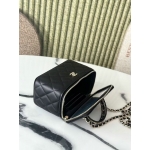 CHANEL ヴァニティバッグ トップハンドル ブラック AP2199