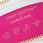 ルイヴィトン LV x TM Lisa ホワイトモノグラム 二つ折り財布 M27736