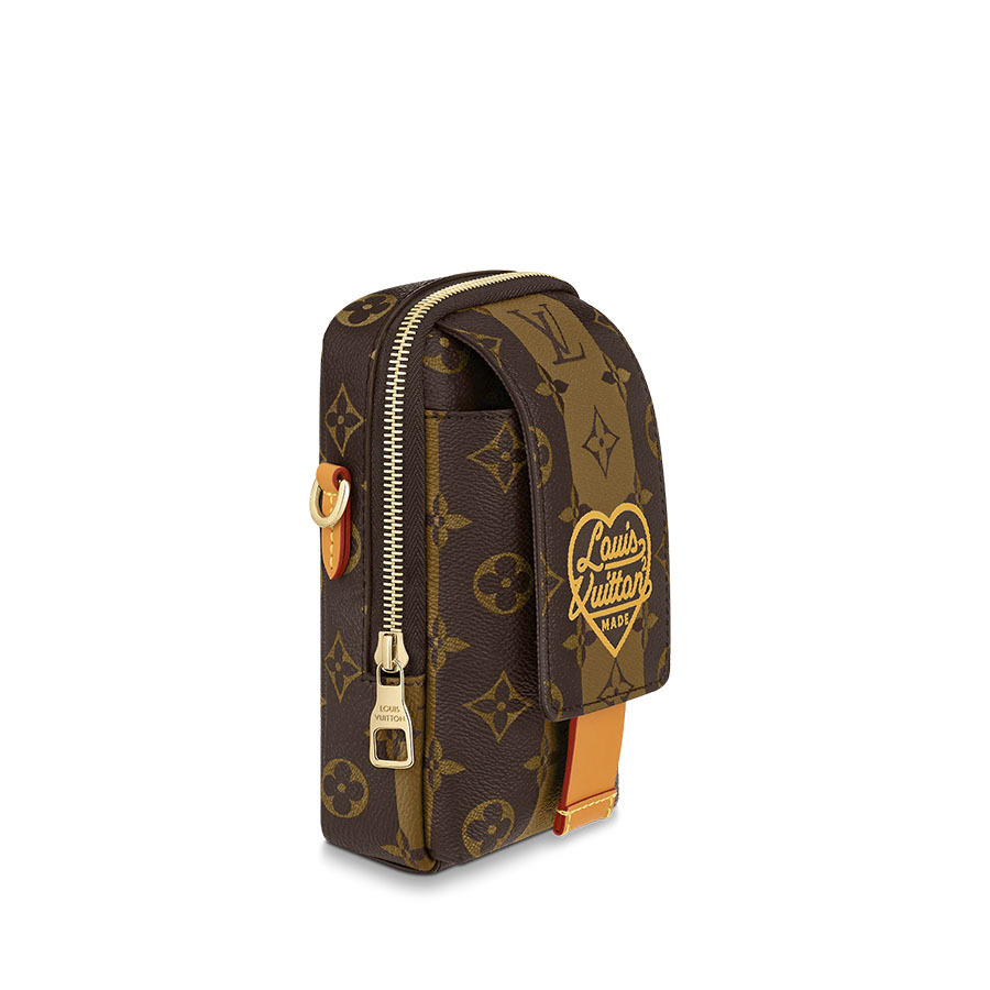 ルイ・ヴィトン Louis Vuitton ダブル・フォンポーチ ブラウン M81005