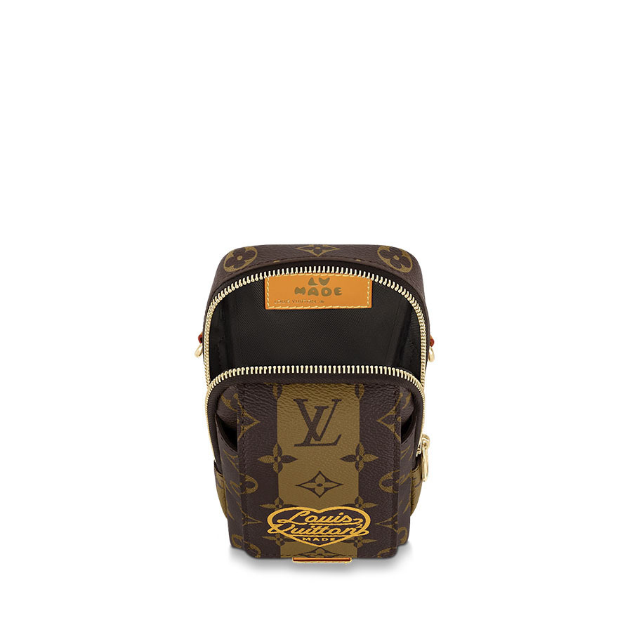 ルイ・ヴィトン Louis Vuitton ダブル・フォンポーチ ブラウン M81005