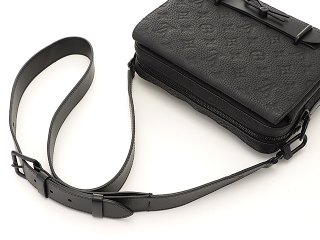 ルイ・ヴィトン LOUIS VUITTON スティーマー メッセンジャー トリヨンモノグラム ノワール ショルダーバッグ レザー ブラック M57307