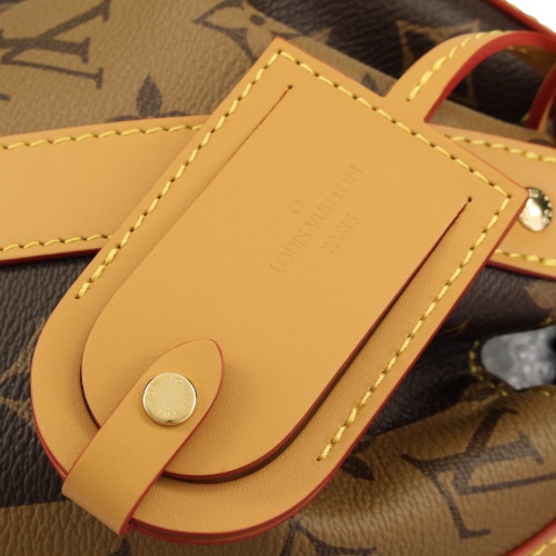 ルイ・ヴィトン Louis Vuitton ランドネ メッセンジャー ストライプ NIGO 肩掛け 巾着型 ショルダーバッグ モノグラム ブラウン M45968 メンズ