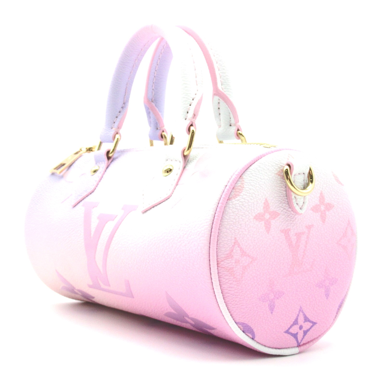 ルイ・ヴィトン LOUIS VUITTON パピヨンBB 2WAY ハンドバッグ サンライズパステル M46078