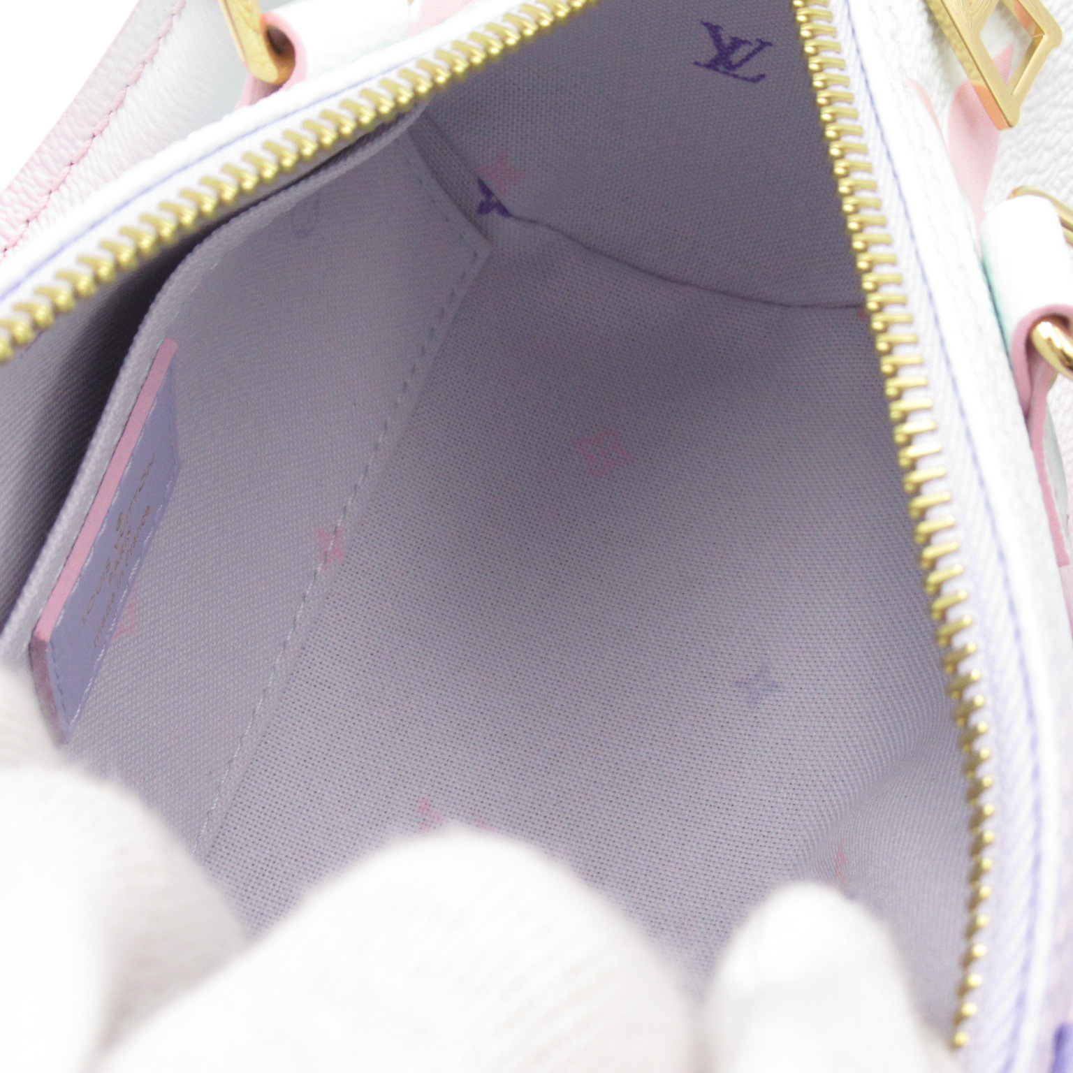 ルイ・ヴィトン LOUIS VUITTON パピヨンBB 2WAY ハンドバッグ サンライズパステル M46078