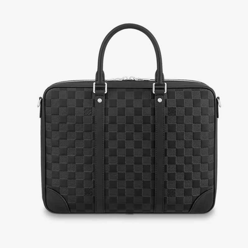 ルイヴィトン LV シリウス・ブリーフケース ダミエアンフィニ レザー N45288