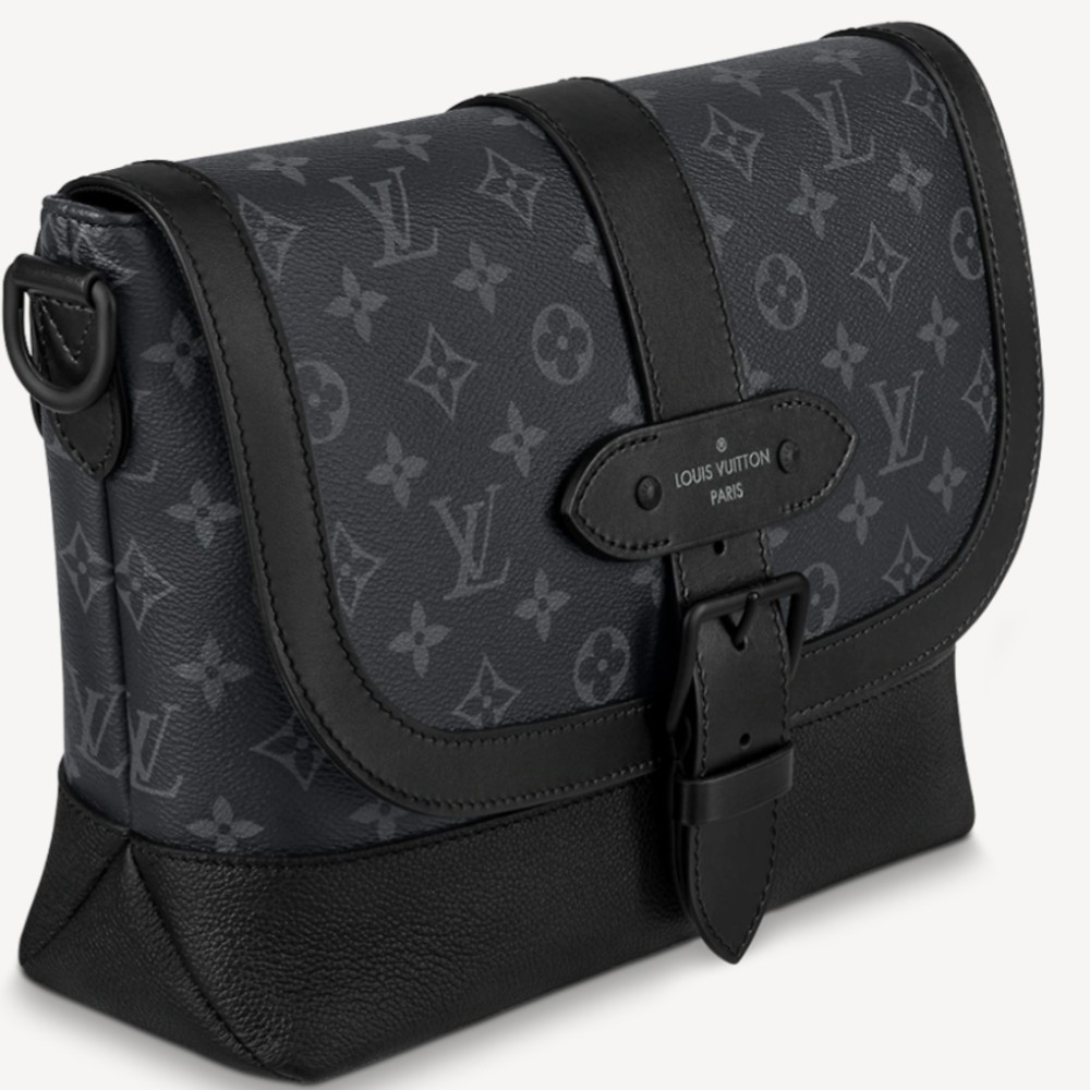 ルイヴィトン LV ショルダーバッグ メッセンジャー モノグラム エクリプス 黒 M45911