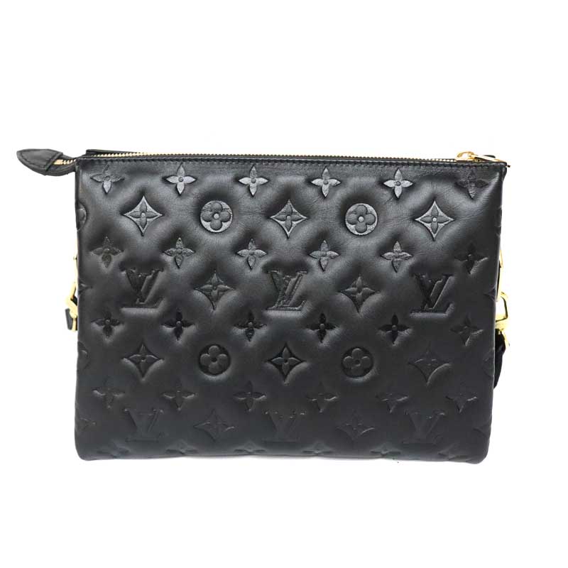 ルイヴィトン LOUIS VUITTON モノグラム クッサンPM ノワール 3WAY ラムレザー/チェーン M57790