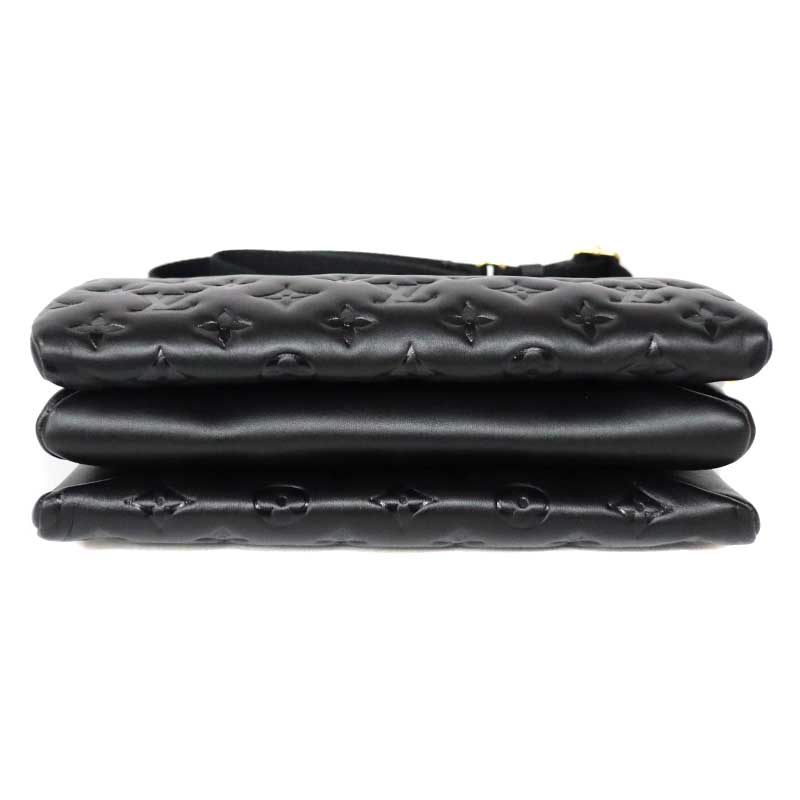 ルイヴィトン LOUIS VUITTON モノグラム クッサンPM ノワール 3WAY ラムレザー/チェーン M57790
