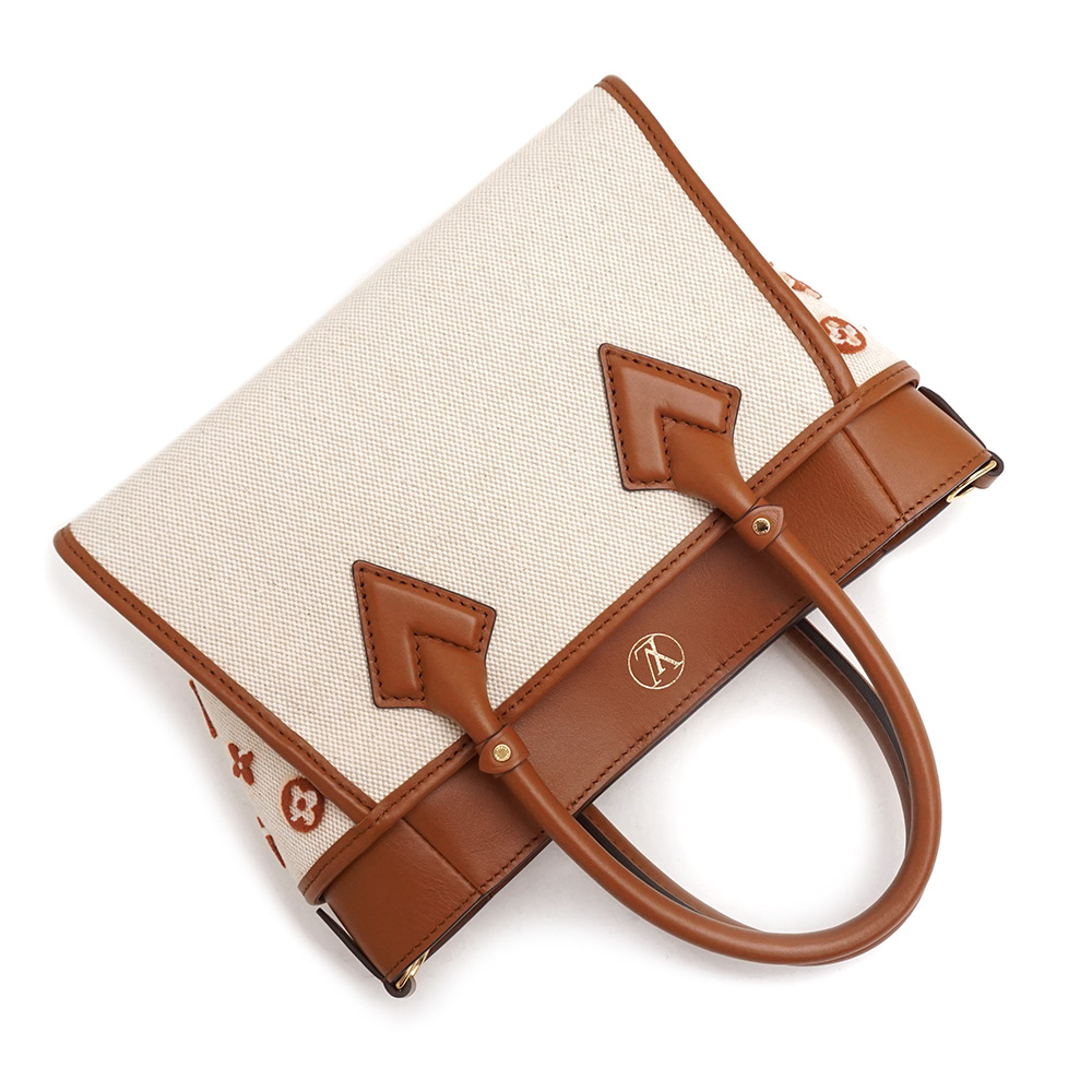 ルイ ヴィトン LOUIS VUITTON キャンバス レザー オンマイサイド PM 2way 斜め掛け ショルダー ハンドバッグ ブラウン M59905