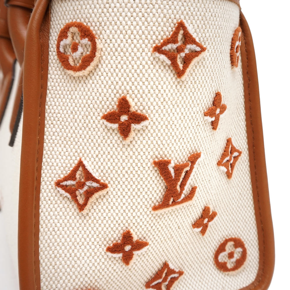 ルイ ヴィトン LOUIS VUITTON キャンバス レザー オンマイサイド PM 2way 斜め掛け ショルダー ハンドバッグ ブラウン M59905