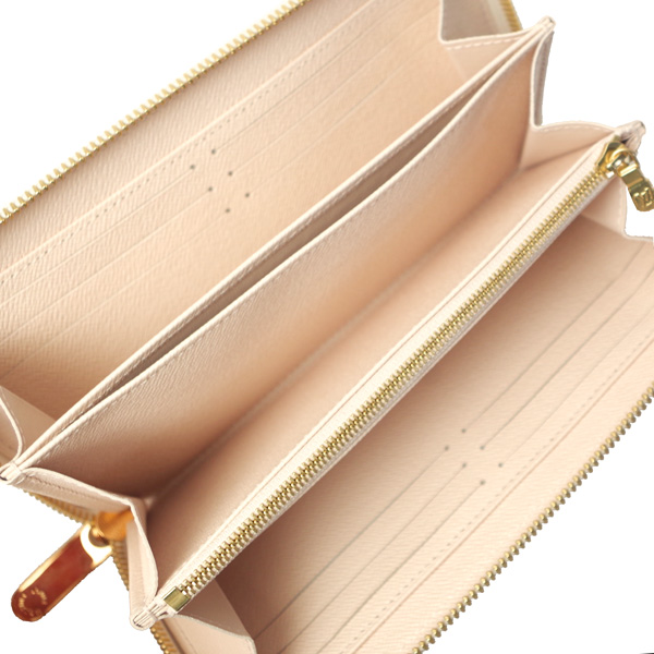ルイヴィトン財布 レディース LOUIS VUITTON ジッピー ウォレット ベージュ M80359