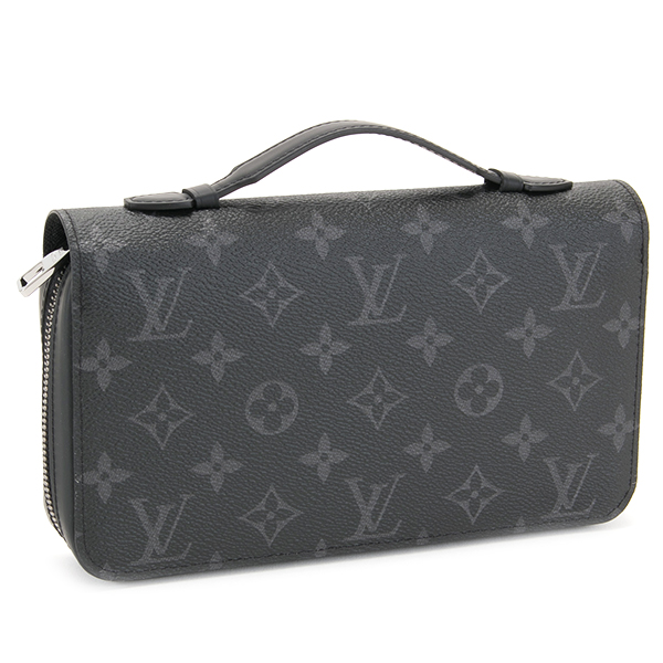 ルイヴィトン (LOUIS VUITTON) セカンドバッグ ラウンドファスナー 長財布 モノグラム エクリプス ジッピーXL M61698