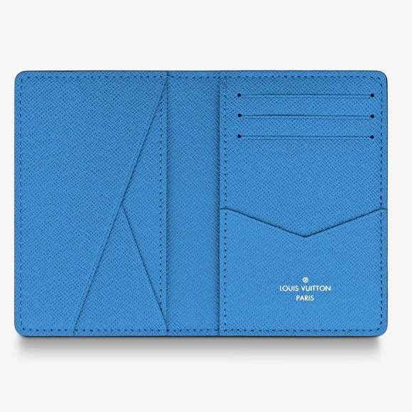 Louis Vuitton カードケース ポケット・オーガナイザー ブルー M40412