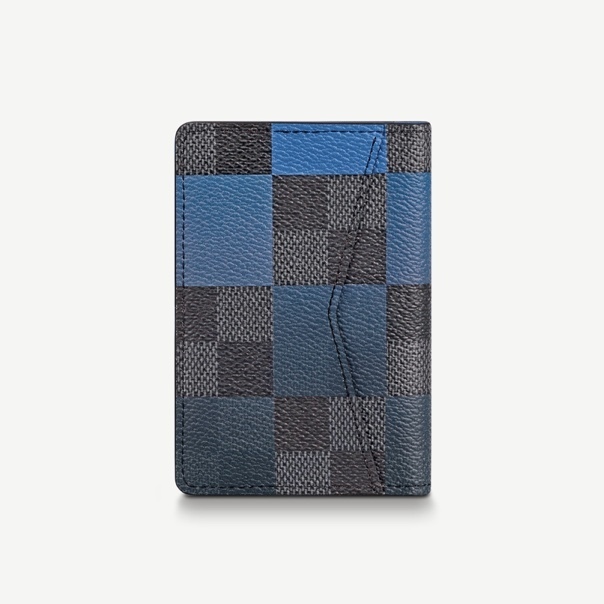 Louis Vuitton カードケース ポケット・オーガナイザー ブルー M40412